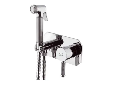 OLYMPIA - Single handle steel bidet tap with spray _ Gaia Mobili